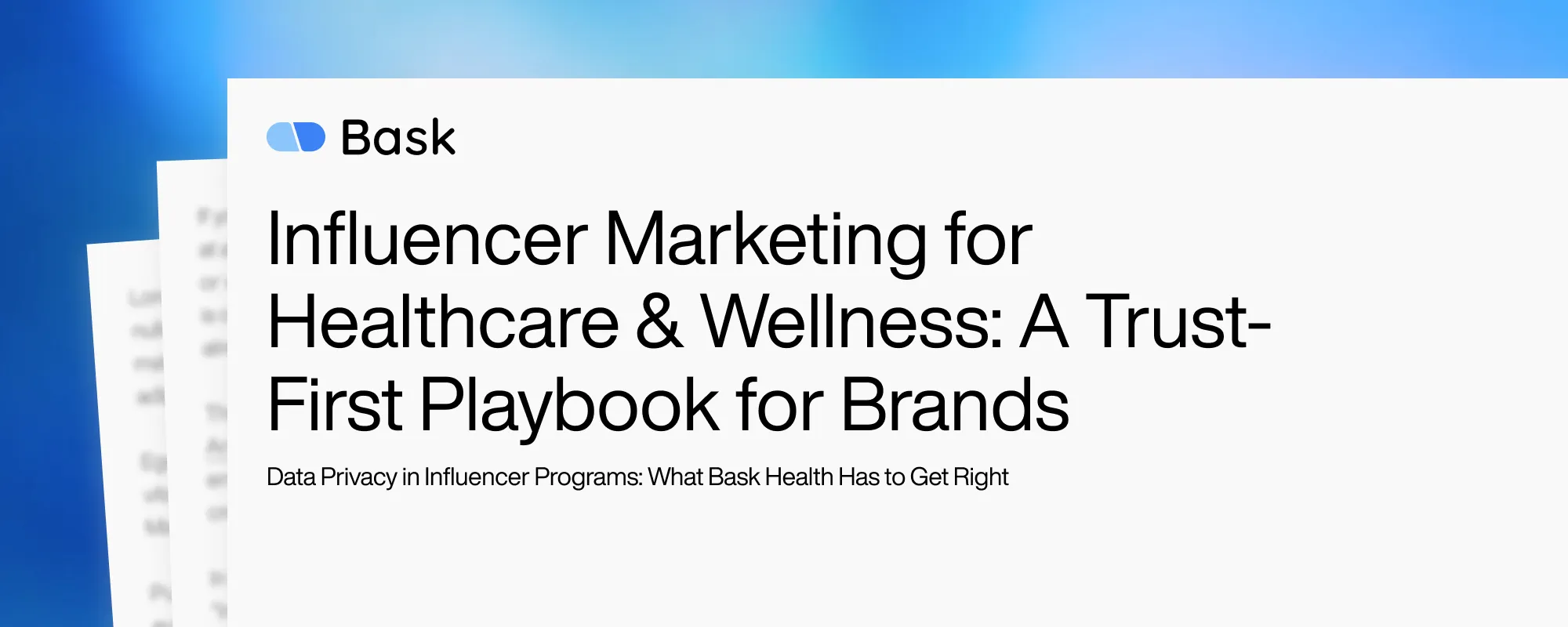 Influencer Marketing for Healthcare & Wellness: A Trust-First Playbook for Brands Influencer Marketing for Healthcare & Wellness: A Trust-First Playbook for Brands